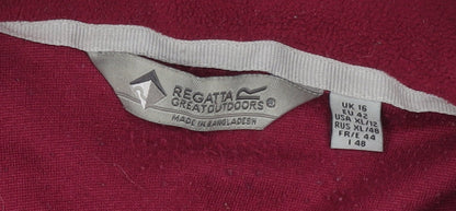 Regatta Women's Red Fleece Pullover - Size 16