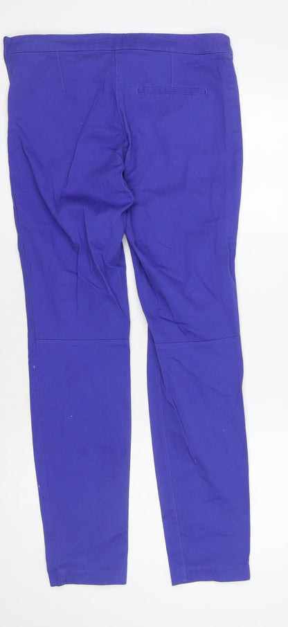 Womens UK Size 12 H&M Regular Fit Jegging Blue Trousers