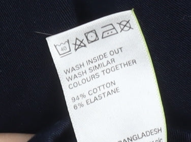 Womens UK Size 10 Marks and Spencer Regular Fit Jegging Blue Trousers