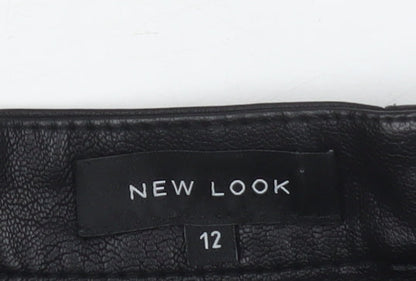 New Look Women's Black Knee Length Pencil Skirt Size 12