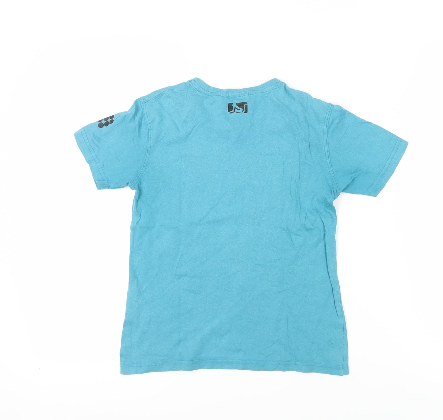 Drunkn Munky Boys Blue Graphic T-Shirt, Size 7-8 Years, Fun Style