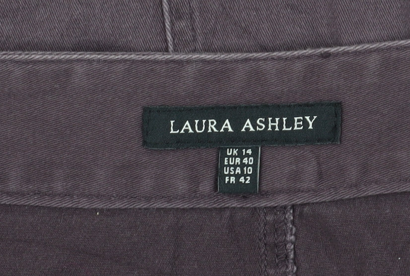 Laura Ashley Women’s Brown Pencil Skirt, Size 14, Casual