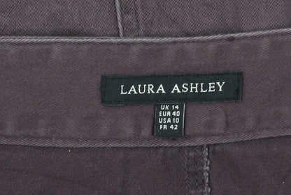 Laura Ashley Women’s Brown Pencil Skirt, Size 14, Casual