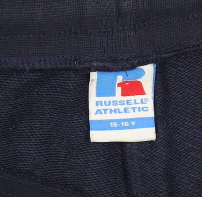 Russell Athletic Boys Blue Gym Shorts 15-16Y
