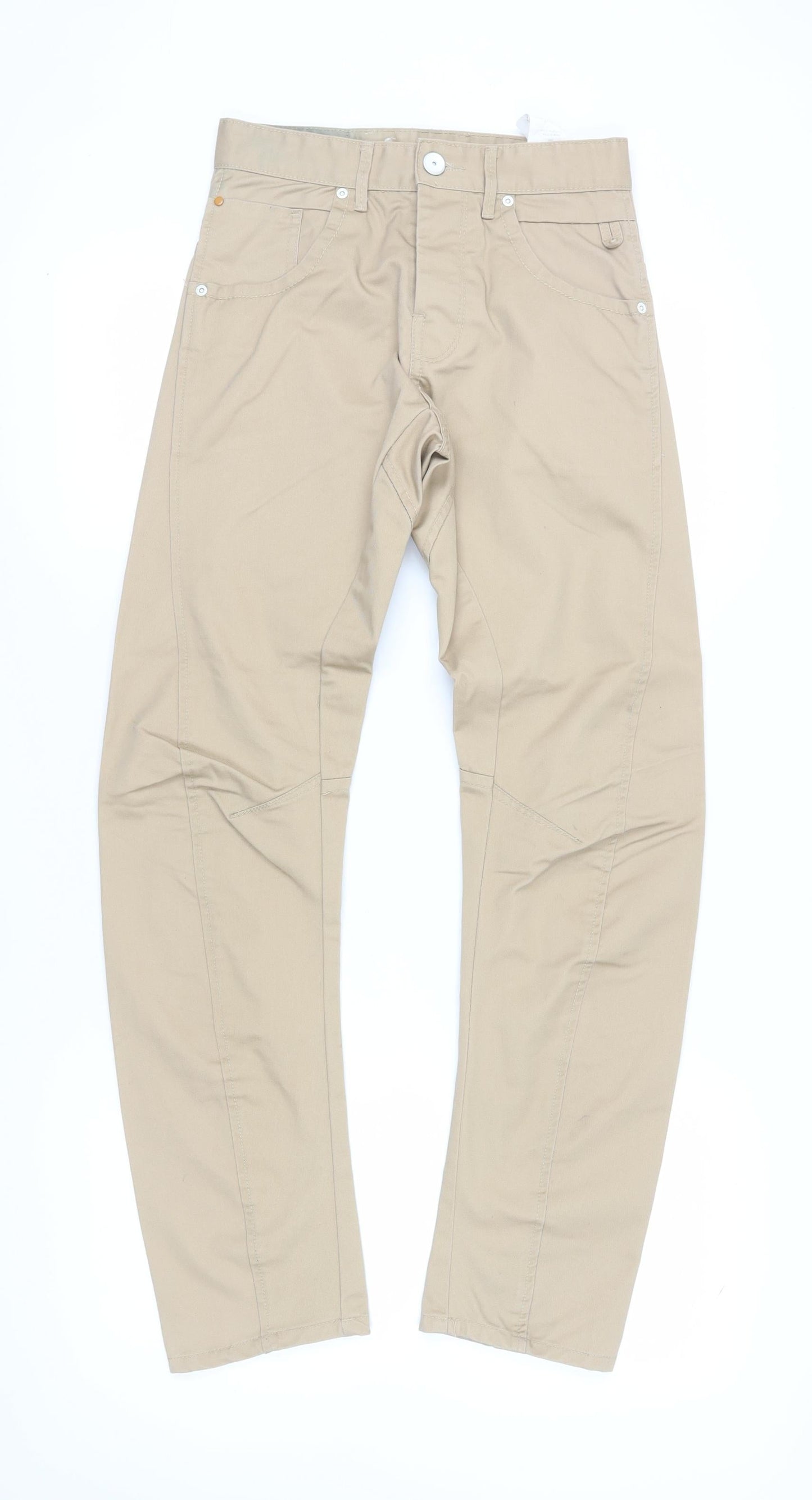 Jack and Jones Men's Beige Cropped Jeans Size 32