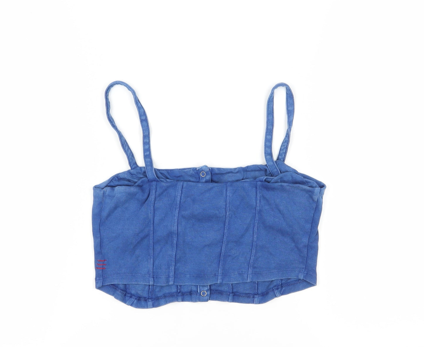 Womens UK Size L Urban Outfitters Blue Camisole Cropped