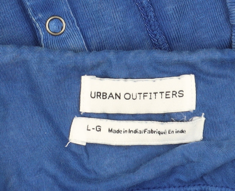 Womens UK Size L Urban Outfitters Blue Camisole Cropped