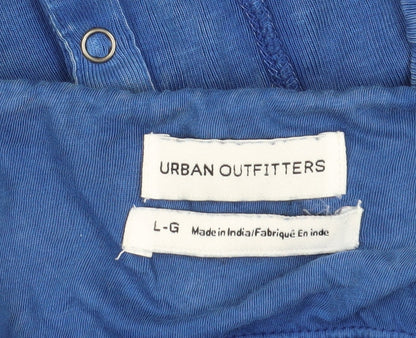 Womens UK Size L Urban Outfitters Blue Camisole Cropped