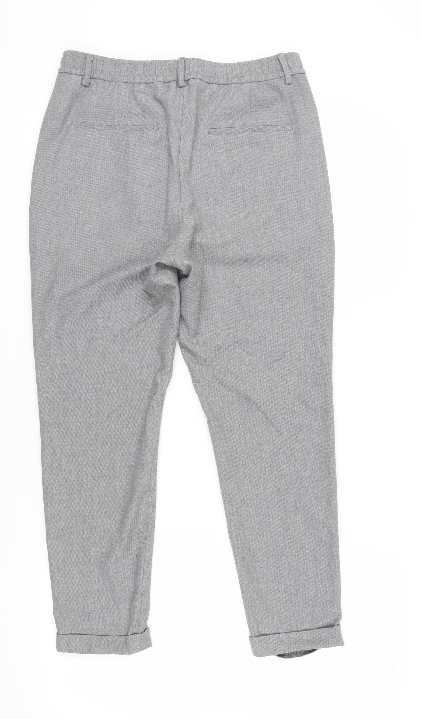 Womens UK Size M Zara Classic Fit Business Casual Grey Trousers