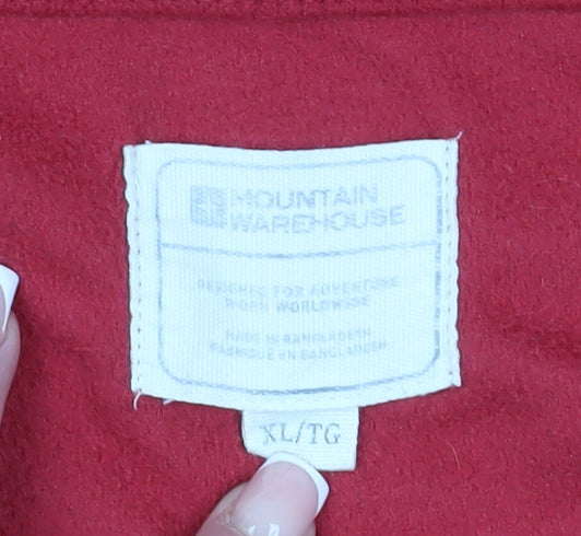 Mens UK Size XL Mountain Warehouse Red Pullover Sweatshirt