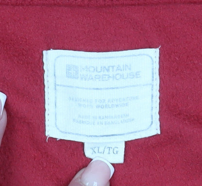 Mens UK Size XL Mountain Warehouse Red Pullover Sweatshirt