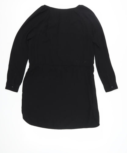 GAP Women's Black Shift Dress M, Knee Length, Casual Style