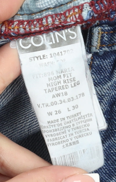 Colin's Women's Blue Tapered High Rise Jeans Size 8