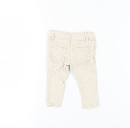 River Island Unisex Beige Jogger Trousers 0-3 Months
