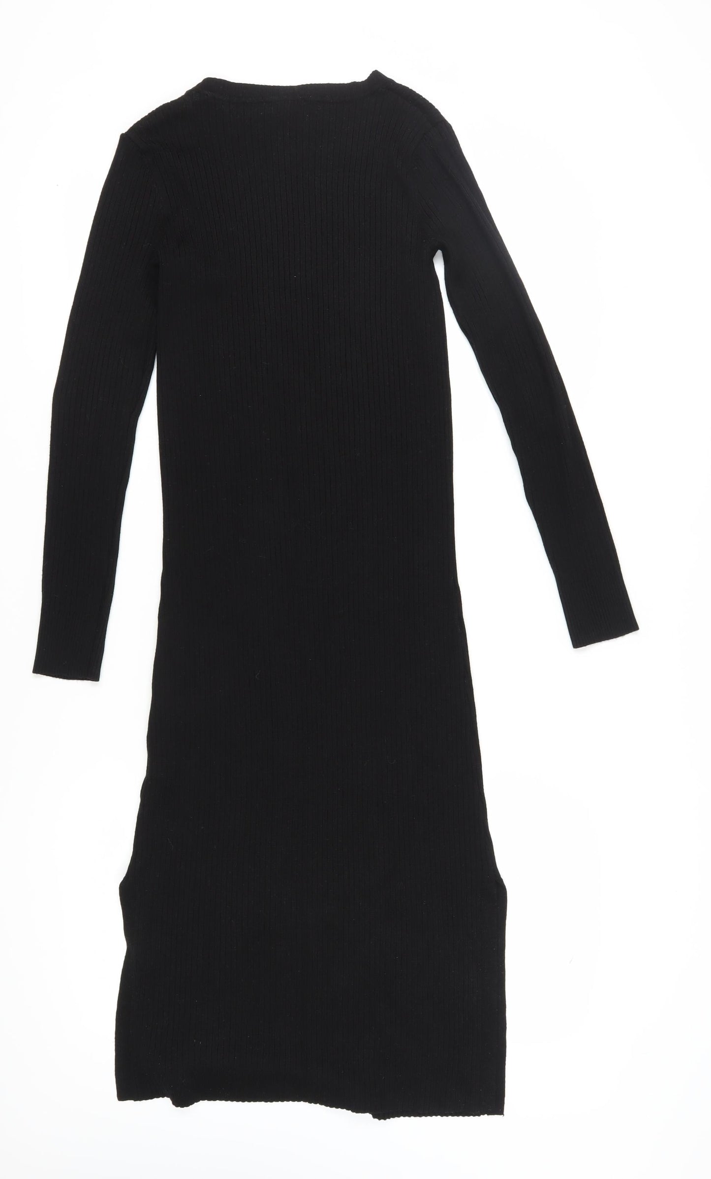 New Look Women's Black Maternity Knit Dress, Size 12