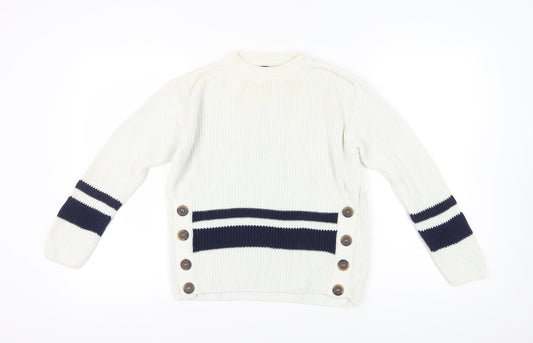 Womens UK Size S Marks and Spencer Ivory Pullover Jumper