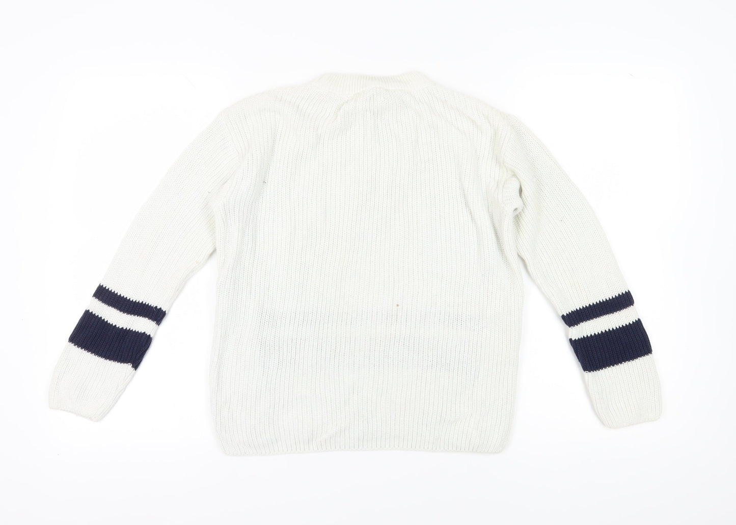 Womens UK Size S Marks and Spencer Ivory Pullover Jumper