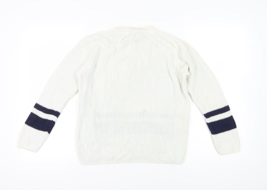 Womens UK Size S Marks and Spencer Ivory Pullover Jumper