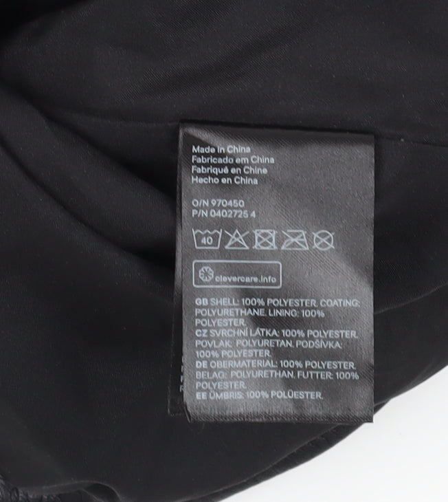 Womens UK Size 10 H&M Black Motorcycle Jacket