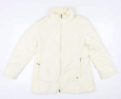Womens UK Size 12 Fuchs Schmitt Ivory Puffer Jacket