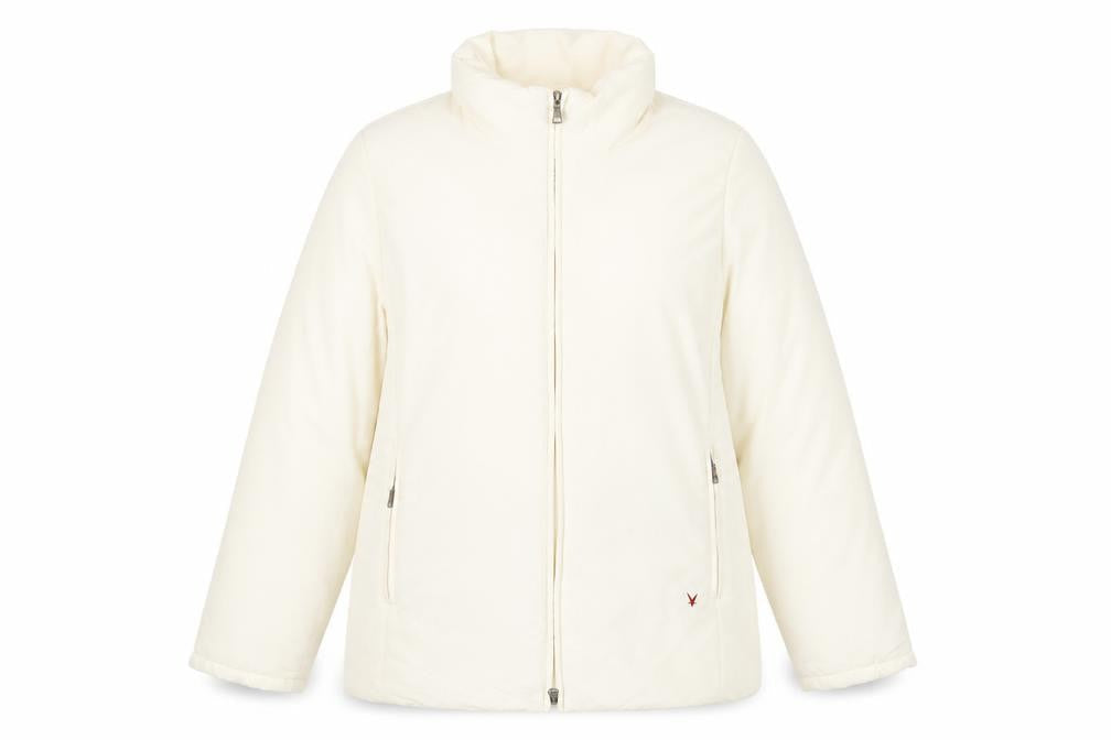 Womens UK Size 12 Fuchs Schmitt Ivory Puffer Jacket