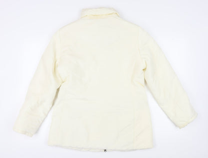 Womens UK Size 12 Fuchs Schmitt Ivory Puffer Jacket