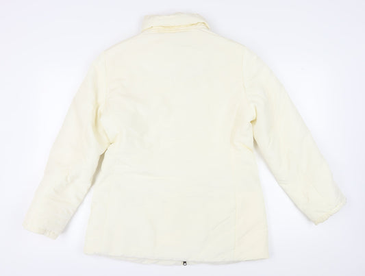 Womens UK Size 12 Fuchs Schmitt Ivory Puffer Jacket