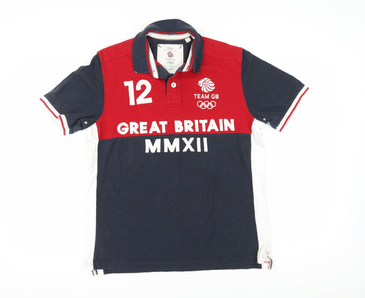 Next Men's Multicoloured Polo Shirt L Olympic Style