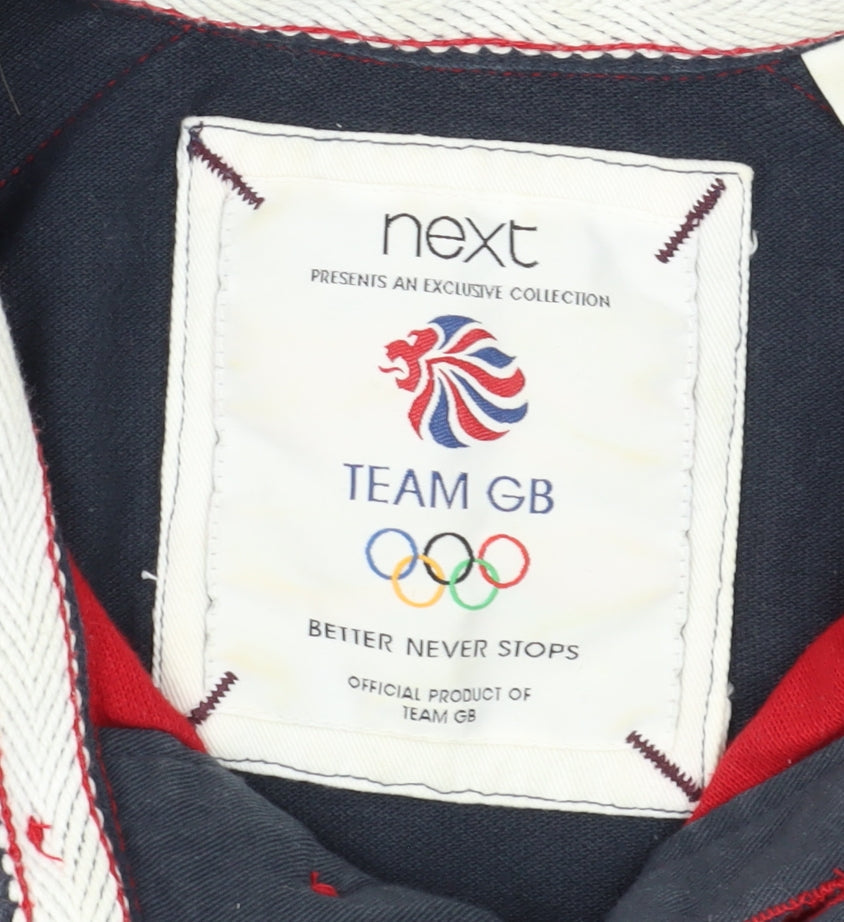 Next Men's Multicoloured Polo Shirt L Olympic Style