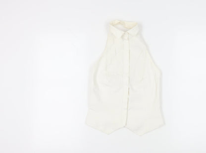 Womens UK Size M MNG Ivory Camisole Blouse