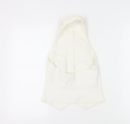 Womens UK Size M MNG Ivory Camisole Blouse