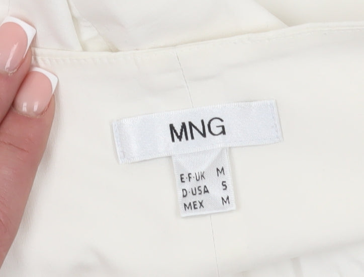 Womens UK Size M MNG Ivory Camisole Blouse