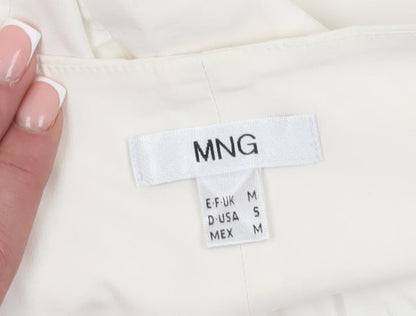 Womens UK Size M MNG Ivory Camisole Blouse