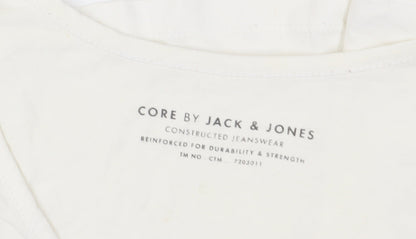 Jack & Jones Men’s White Sleeveless T-Shirt L