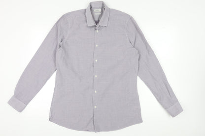Mens UK Collar Size 16.5 NEXT Smart Purple  Dress Shirt