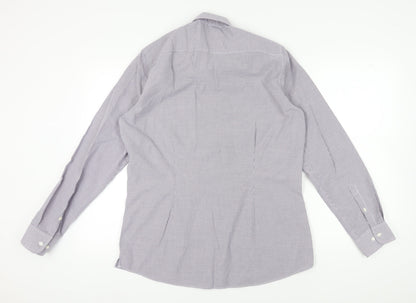 Mens UK Collar Size 16.5 NEXT Smart Purple  Dress Shirt