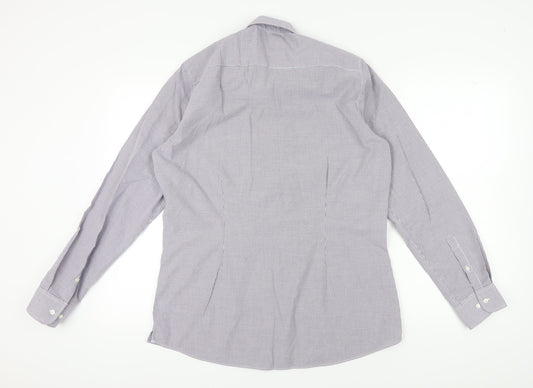 Mens UK Collar Size 16.5 NEXT Smart Purple  Dress Shirt