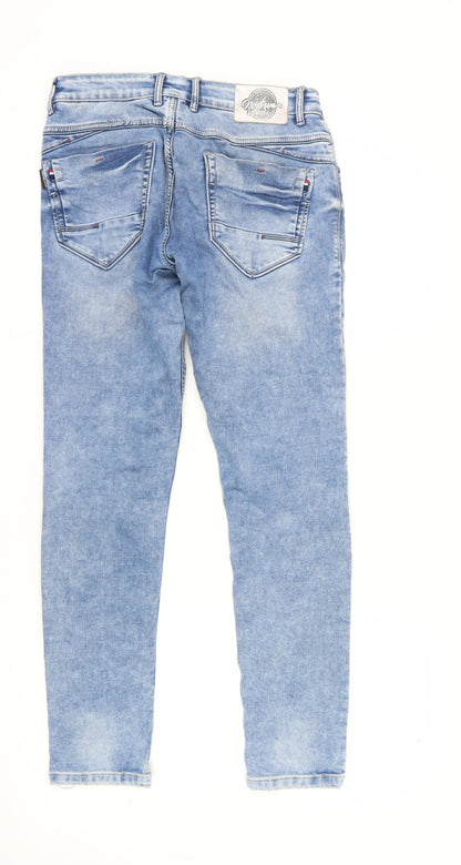 Mens UK Size 33 Nostrum Slim Fit Tapered Blue Jeans