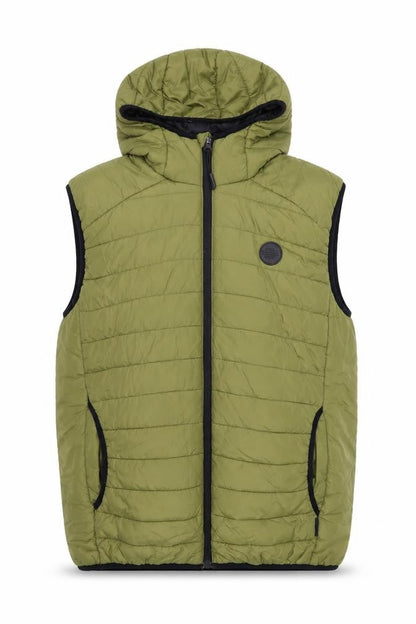 Mens UK Size L D/Struct Green Puffer Jacket