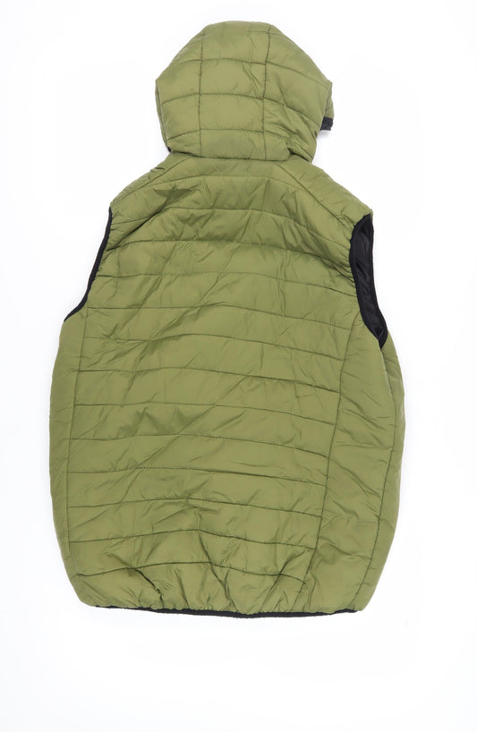 Mens UK Size L D/Struct Green Puffer Jacket