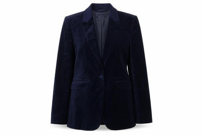 Womens UK Size 12 Marks and Spencer Regular Blue Blazer