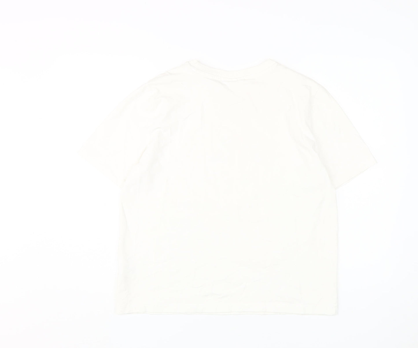 Womens UK Size L FILA White Basic T-Shirt