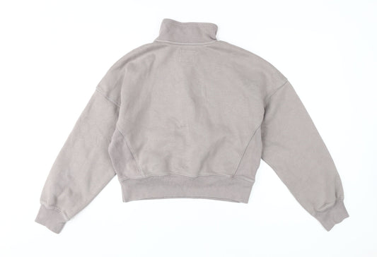 Abercrombie & Fitch Women's Grey XS Pullover Sweatshirt