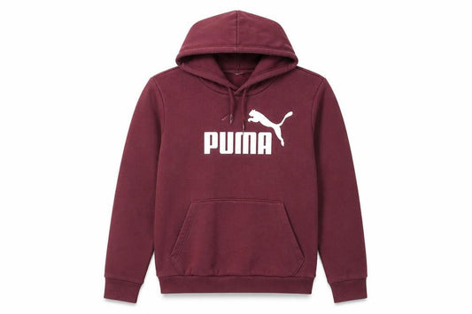 Puma Kids Red Pullover Hoodie Size 8 Unisex with Logo