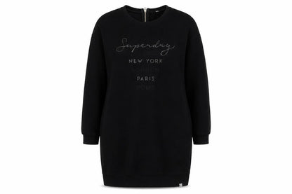 Superdry Women's Black T-Shirt Dress M
