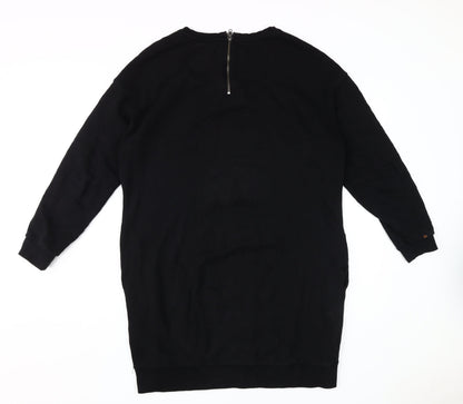 Superdry Women's Black T-Shirt Dress M