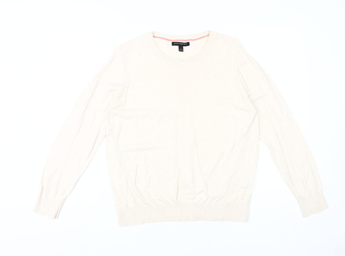 Banana Republic Women's Ivory Pullover Jumper L