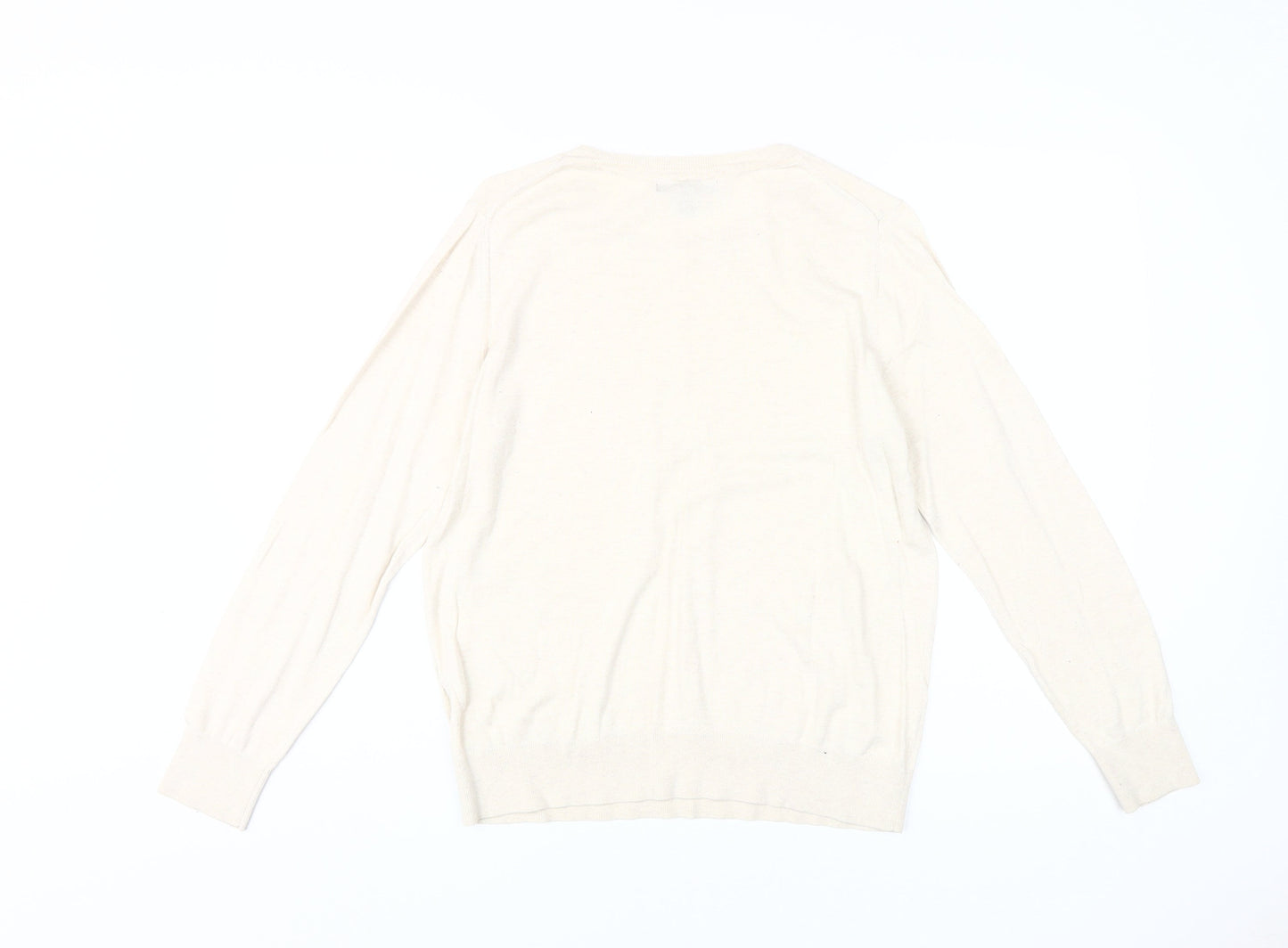 Banana Republic Women's Ivory Pullover Jumper L