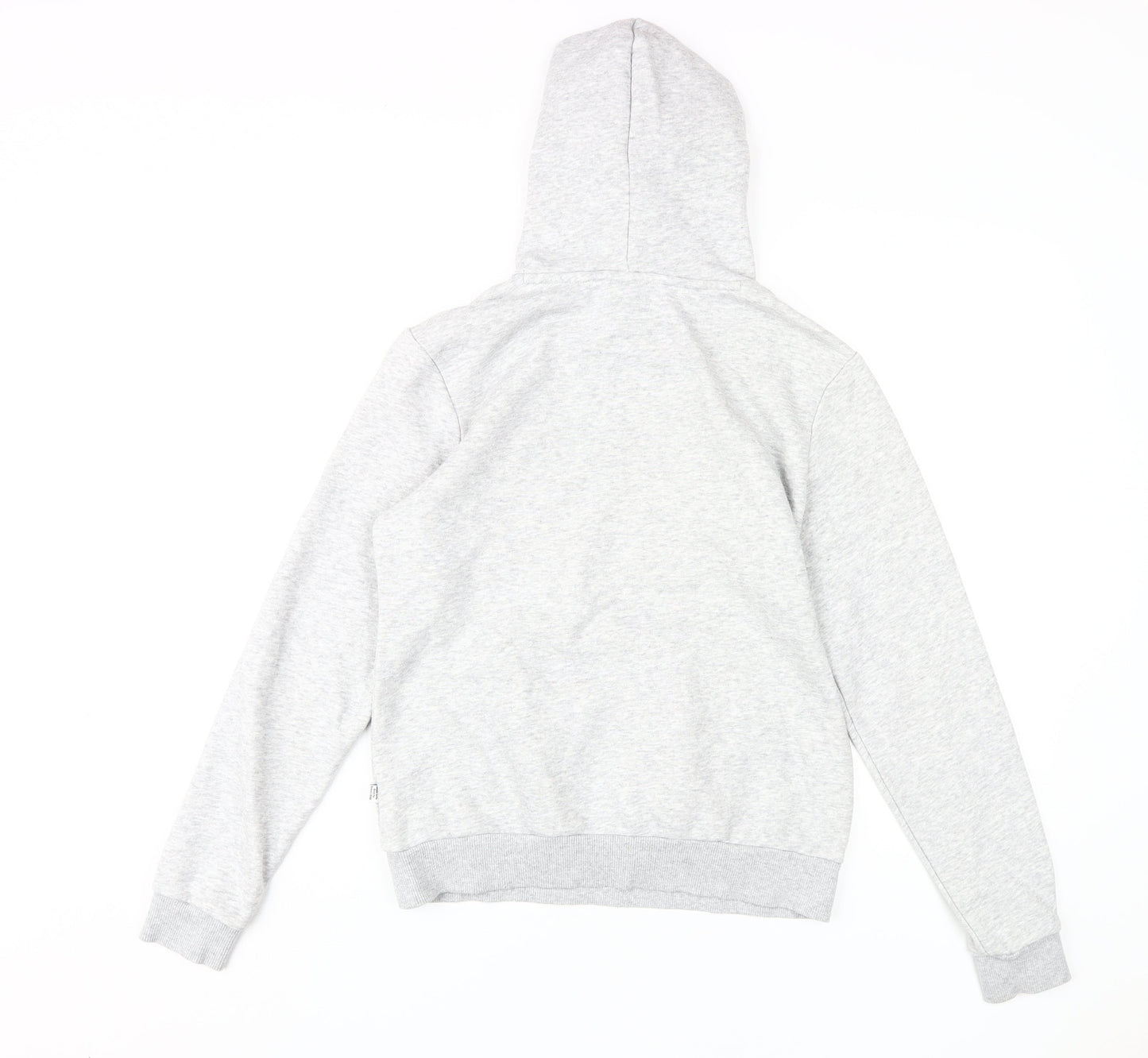 Puma Women's Grey Pullover Hoodie Size 12 with Logo Accents