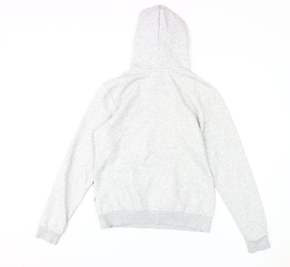 Puma Women's Grey Pullover Hoodie Size 12 with Logo Accents